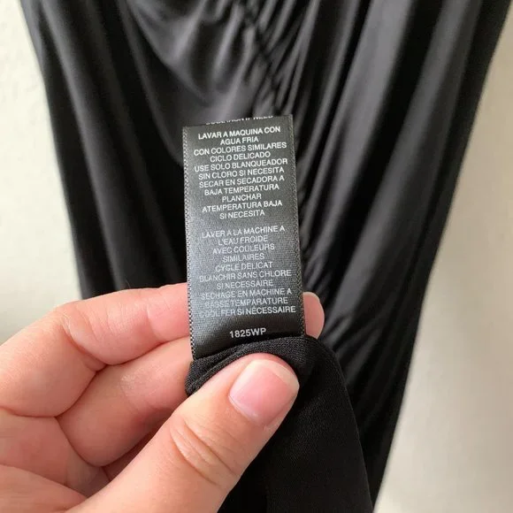 WAYF Rigby Ruched Midi Dress in Black - Picture 8 of 11